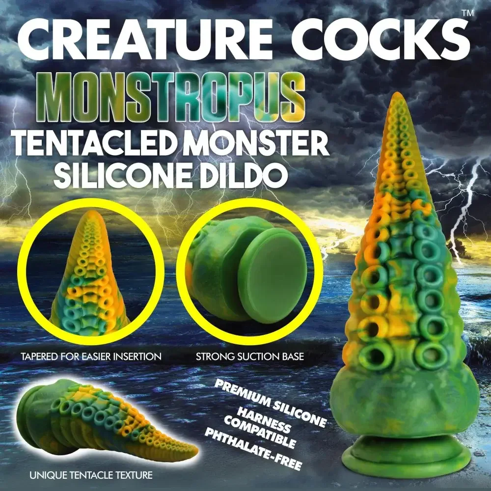 Фантазийный фаллоимитатор щупальце Осьминога Creature Cocks Monstropus  Tentacled Silicone Dildo купить в Киеве, Украине | Цена, отзывы,  характеристики в STYLUS