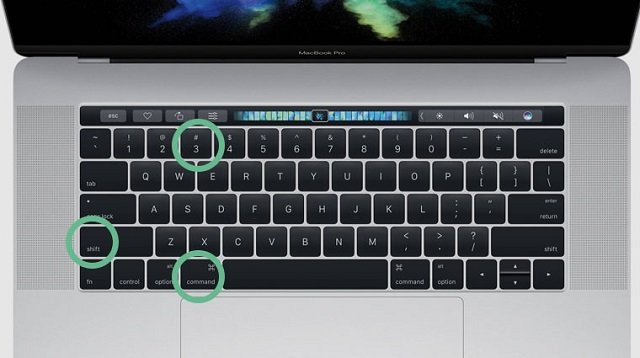 Сочетание клавиш для скрина экрана на MacBook