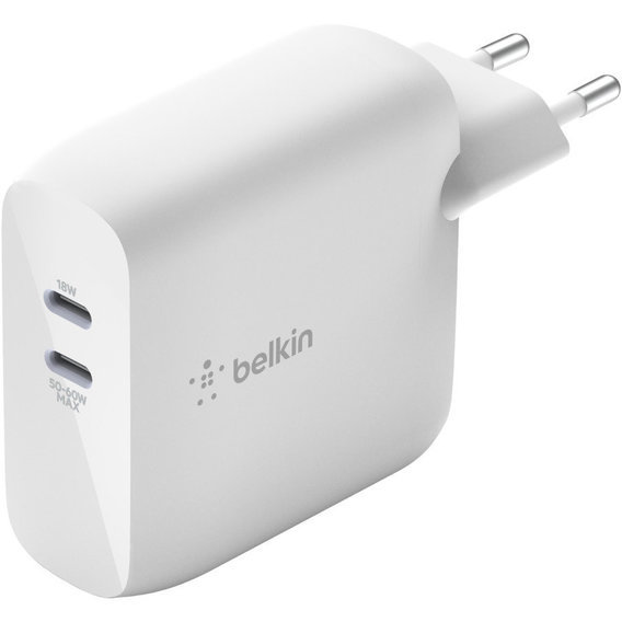 Belkin USB-C Wall Charger GAN 50+18W