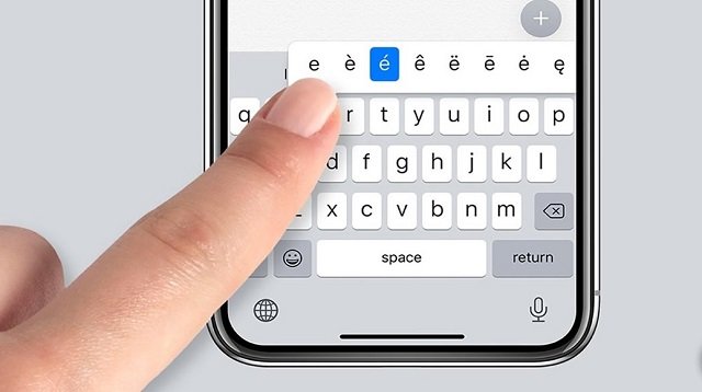 Скрытые символы клавиатуры iPhone