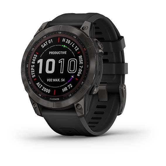 Garmin Fenix 7 Sapphire Solar Carbon Grey DLC Titanium