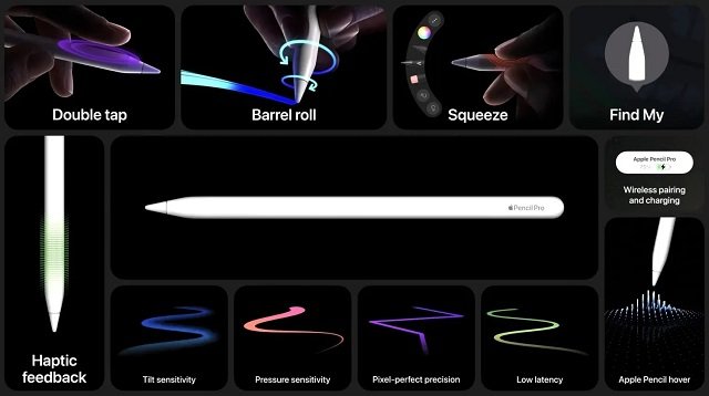 Особенности Apple Pencil Pro