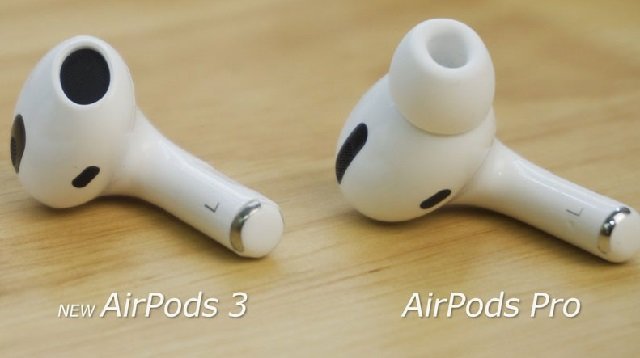 Навушники AirPods 3 та AirPods Pro