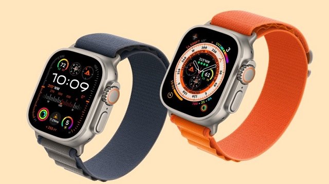 Сравнение дисплеев Apple Watch Ultra и Ultra 2