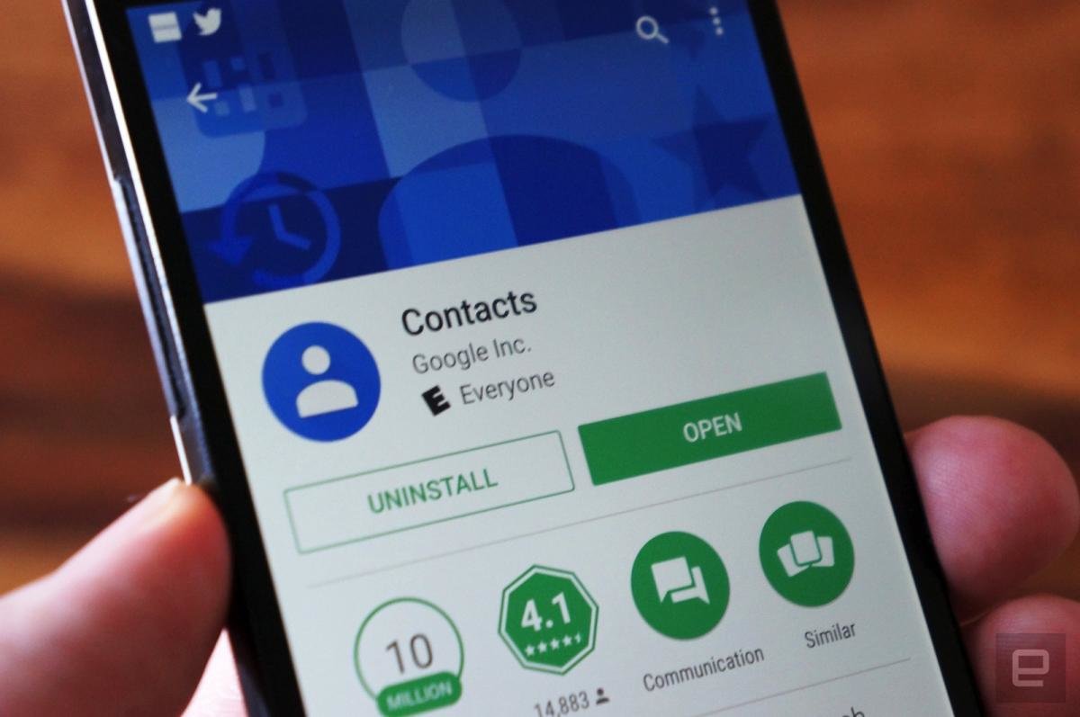 Перенос контактов с Android на Android через My Contacts