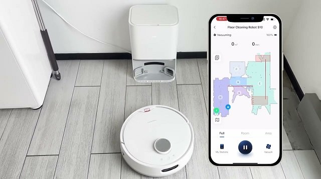 Управление SwitchBot Floor Cleaning Robot S10
