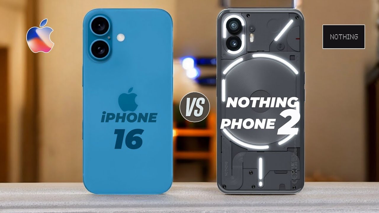 Сравнение iPhone 16 и Nothing Phone 2