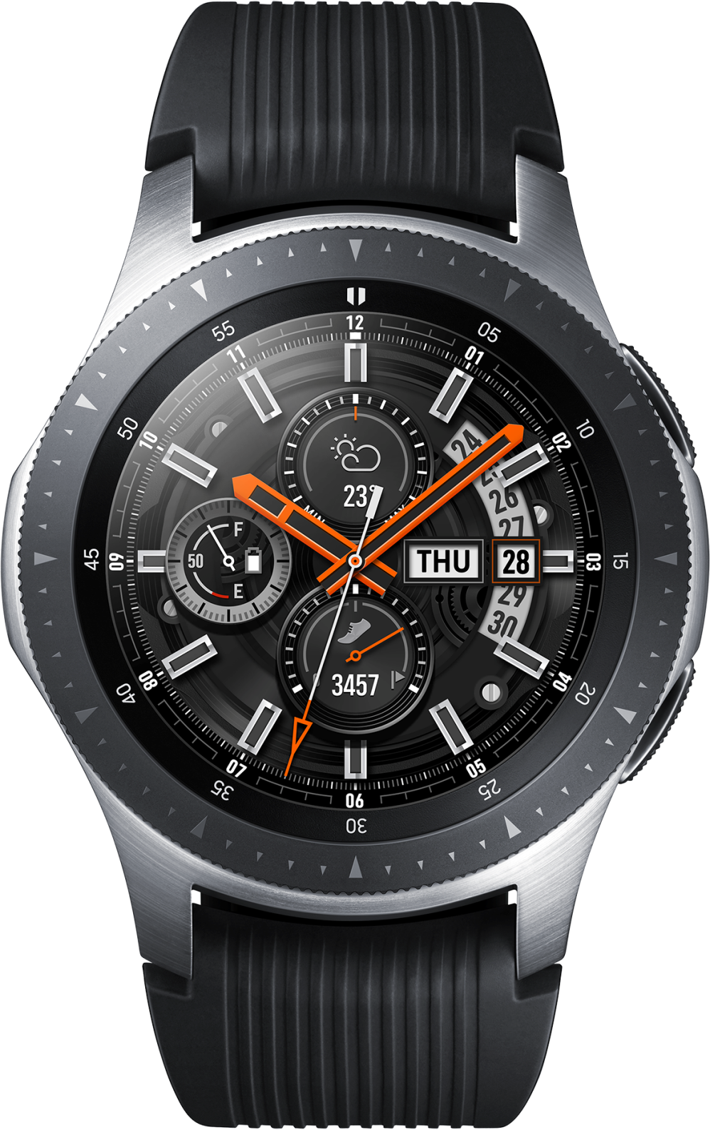 Samsung Galaxy Watch 46 mm — купить смарт часы Galaxy Watch 46 Silver (SM  R800NZSASEK) по низкой цене в Киеве и Украине | STYLUS