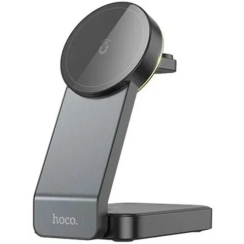 Hoco Wireless Charger CQ3 Noble Folding 3in1 Magnetic Black