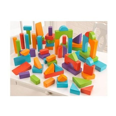 Kidkraft 60 piece cheap wooden block set