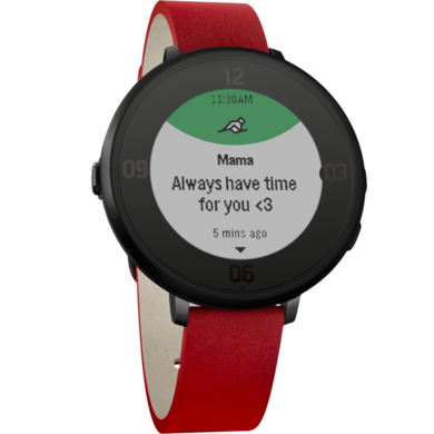 Pebble 2024 time red