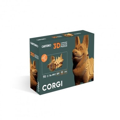 Cardboard puzzle Cartonic 3D Puzzle CORGI