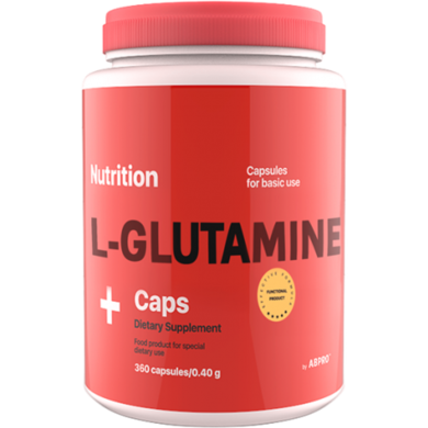Аминокислота для спорта AB PRO L-Glutamine caps 360 капсул