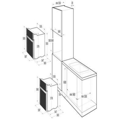 Духовой шкаф электрический gorenje bo 755 syb