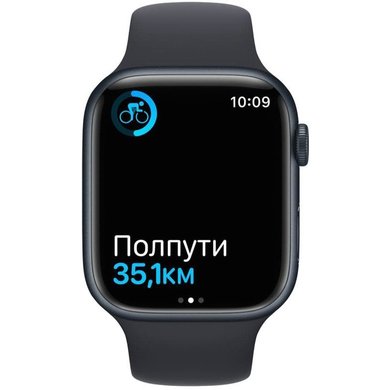 Apple Watch Series 7 41mm GPS Midnight Aluminum Case With Midnight Sport Band (MKMX3) UA