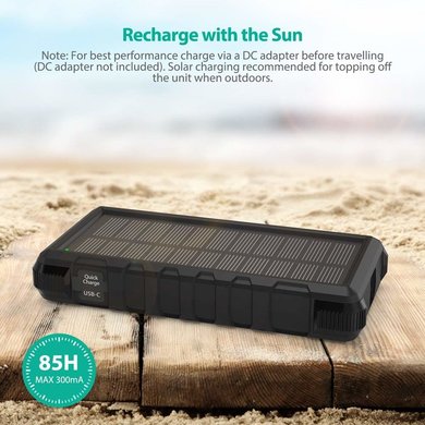 Voltero  Voltero S25 26800mAh PD 100W PD3.0 PPS USB-C solar power bank