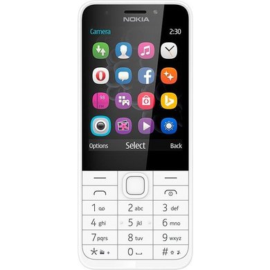 Мобільний телефон Nokia 230 Silver/White (UA UCRF)