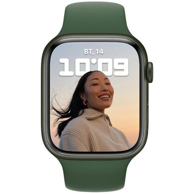 Apple Watch Series 7 41mm GPS Green Aluminum Case With Green Sport Band (MKN03) UA