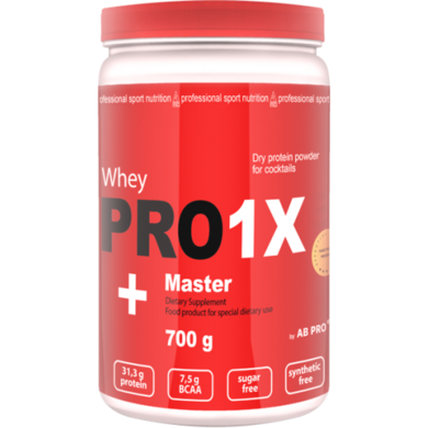 Протеин AB PRO PRO 1X Whey Master 700 g /17 servings/ Банан