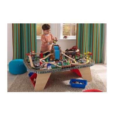 waterfall junction train set & table