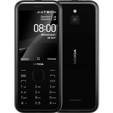 Мобільний телефон Nokia 8000 4G Onyx / Black (UA UCRF)