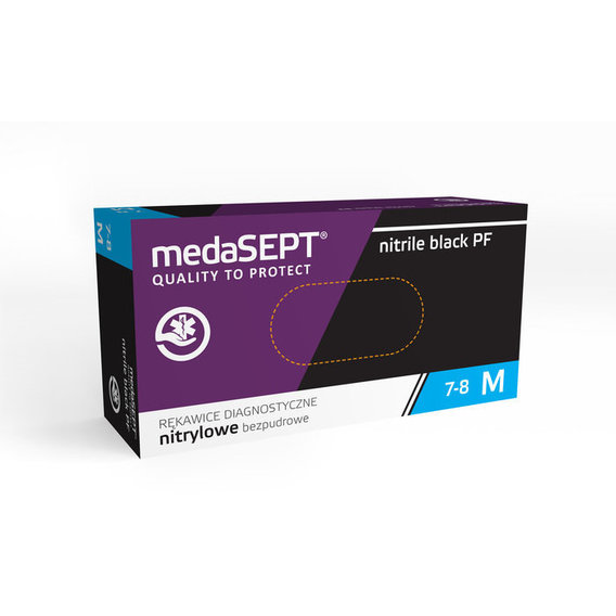 medasept nitrile black pf