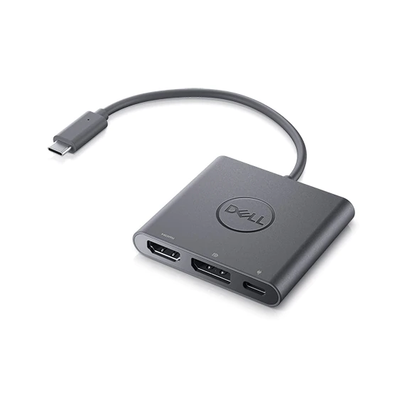 Адаптер Dell Adapter USB-C to HDMI+USB-C+DisplayPort with Power Delivery  (470-AEGY) купить в Киеве, Украине | Цена, отзывы, характеристики в STYLUS