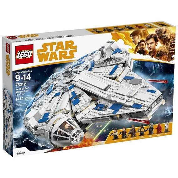 Конструктор LEGO Star Wars Сокіл Тисячоліття на Дузі Кесселя 1414 деталей (75212)