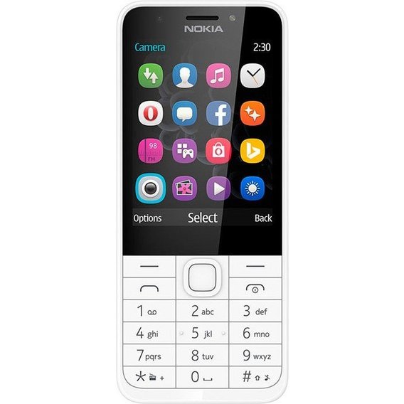 Мобільний телефон Nokia 230 Silver/White (UA UCRF)