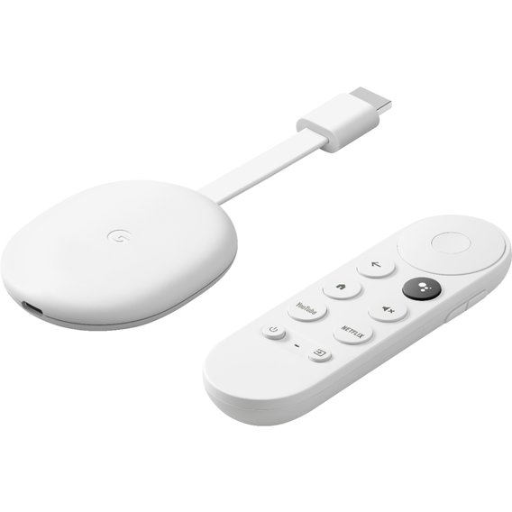 HD-медиаплеер Google Chromecast 4K with Google TV Snow (GA01919)