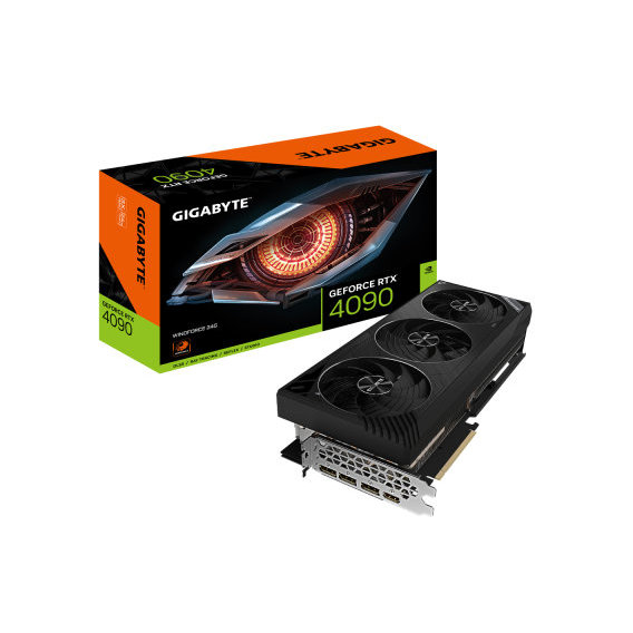 Відеокарта GIGABYTE GeForce RTX 4090 WINDFORCE 24G (GV-N4090WF3-24GD)