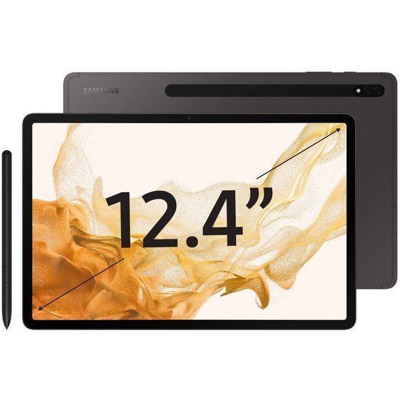 Планшет Samsung Galaxy Tab S8+ 8/128GB 5G Graphite (SM-X806BZAA) UA