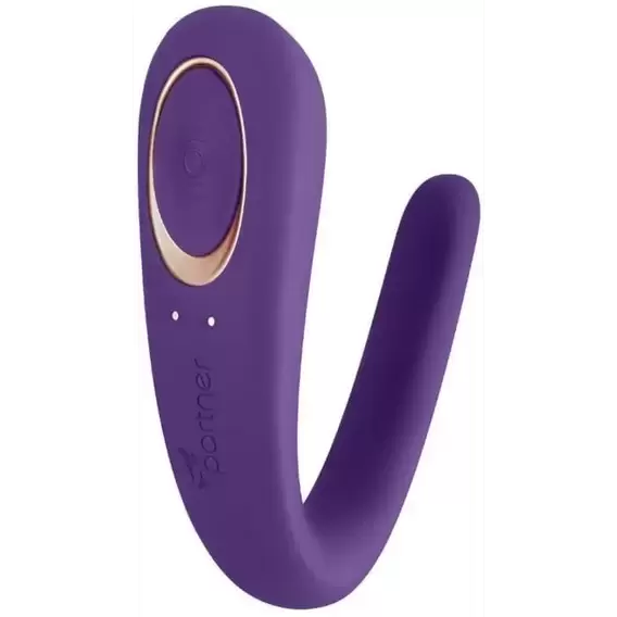 Satisfyer Partner - Вибратор для пар, 9х3 см (фиолетовый)